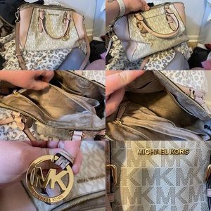 Michael Kors Pink Leather Handbag